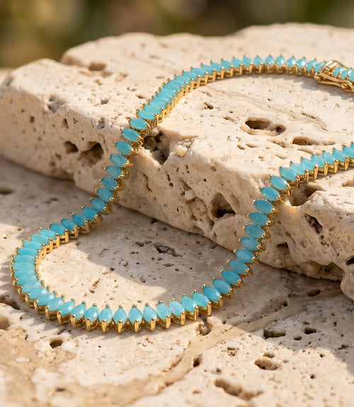 Mini Teardrop Crystal Necklace