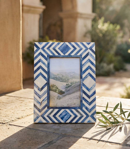 Mosaic Bone Picture Frame