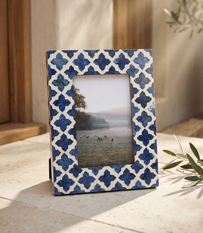 Mosaic Bone Picture Frame