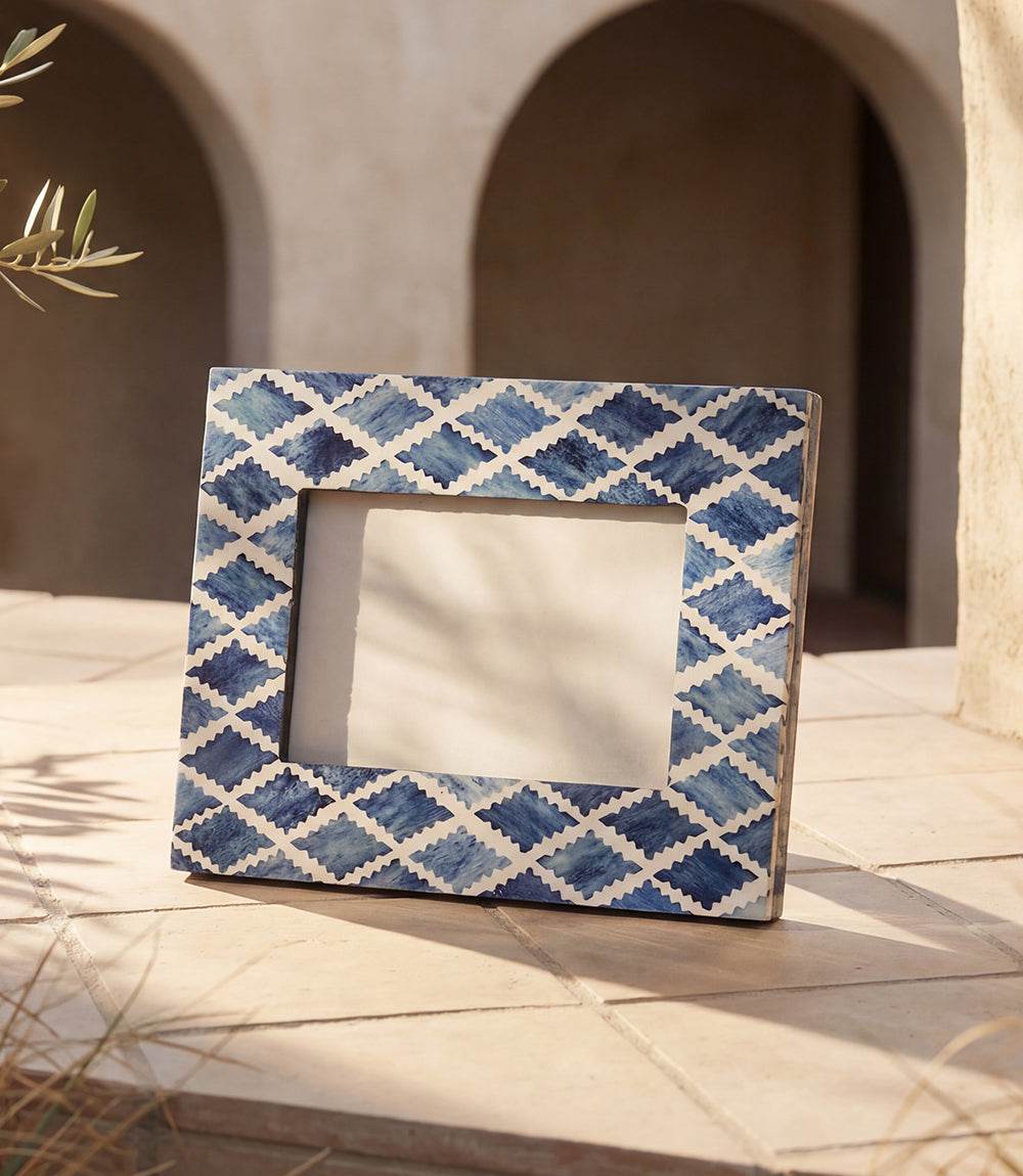 Mosaic Bone Picture Frame