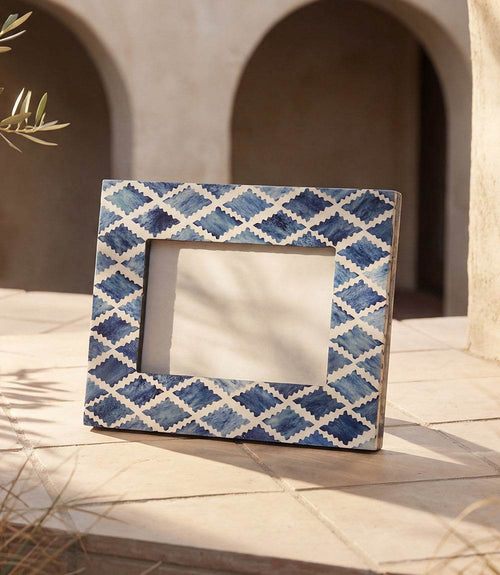 Mosaic Bone Picture Frame