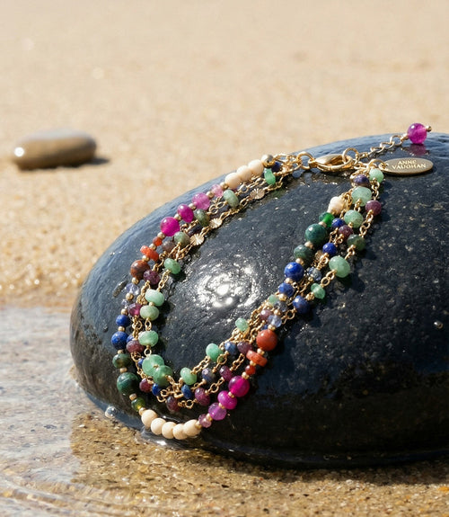 Multistrand Gemstone Bracelet