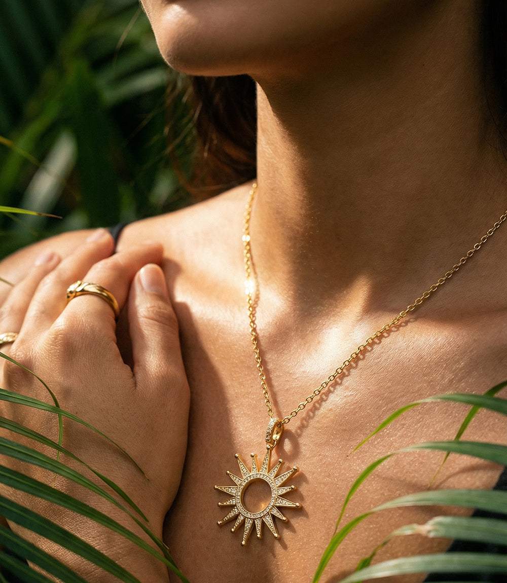 Pavé Starburst Necklace