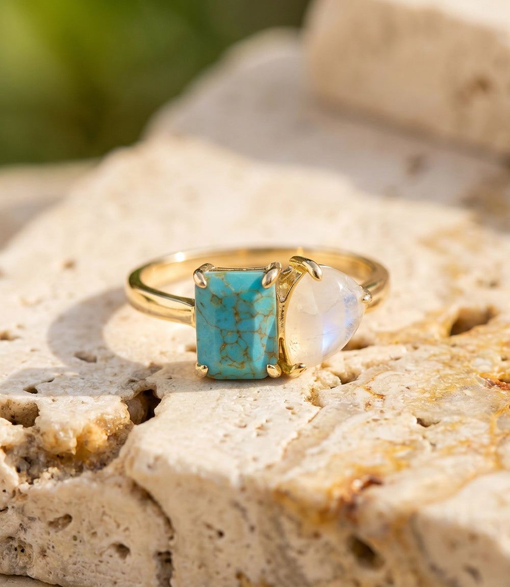 Perfect Pair Gemstone Ring