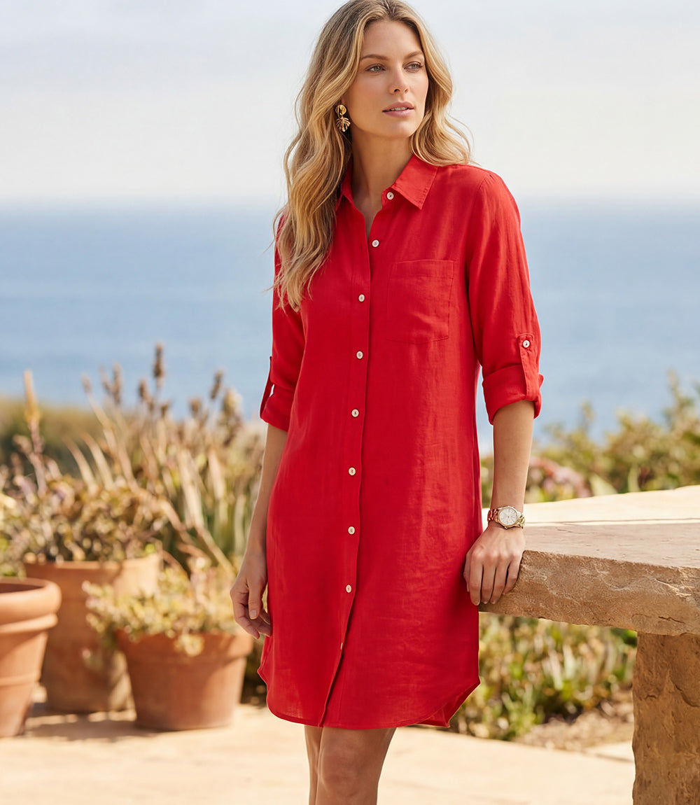 Linen Shirtdress