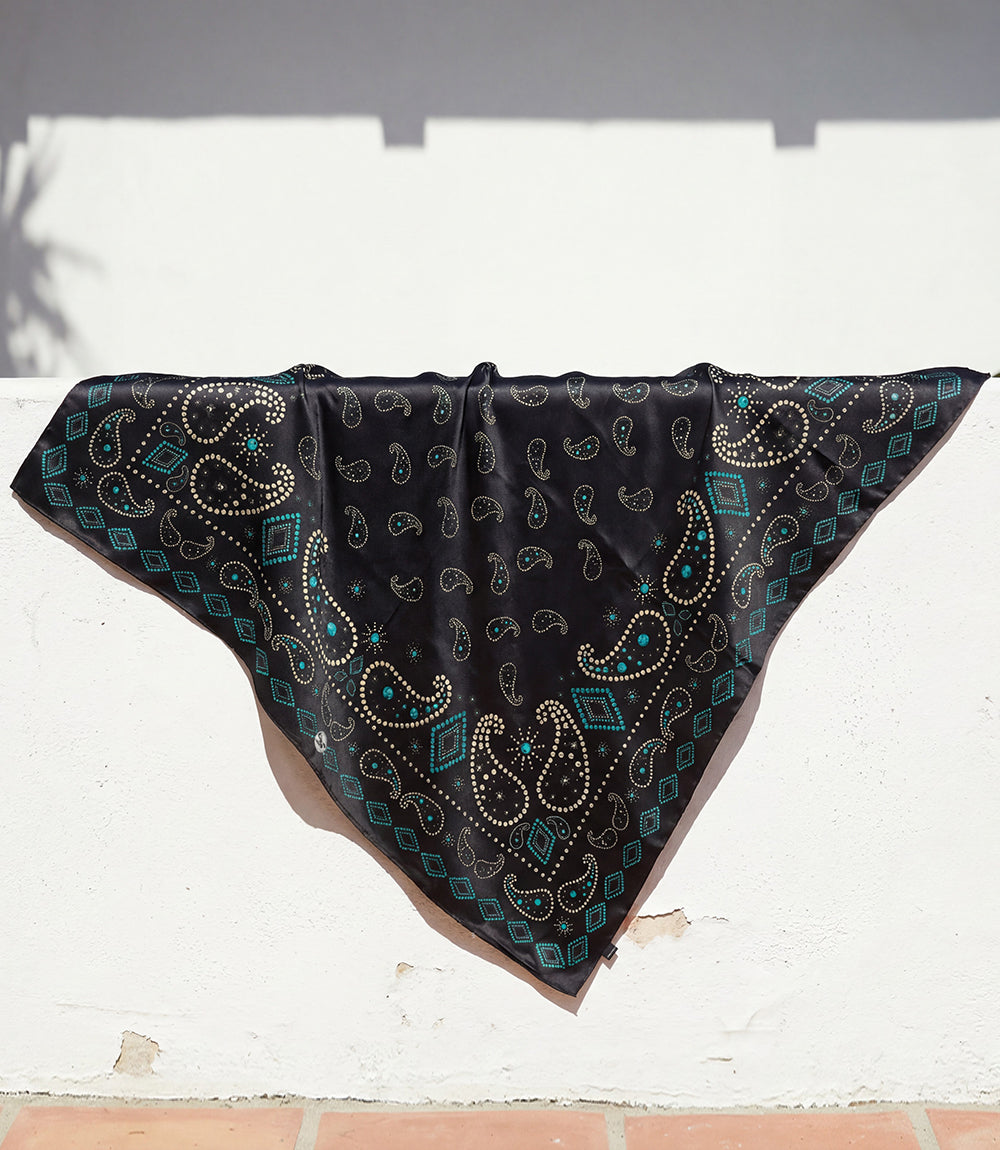 Pretty Paisley Silk Scarf