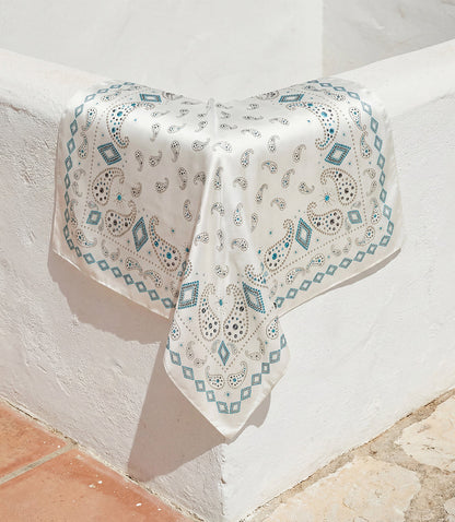 Pretty Paisley Silk Scarf