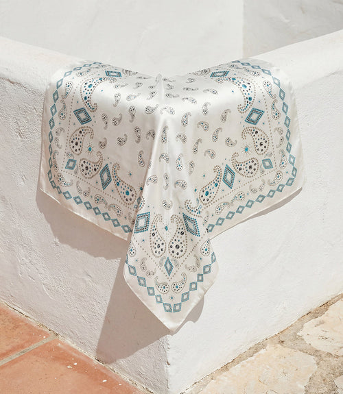 Pretty Paisley Silk Scarf