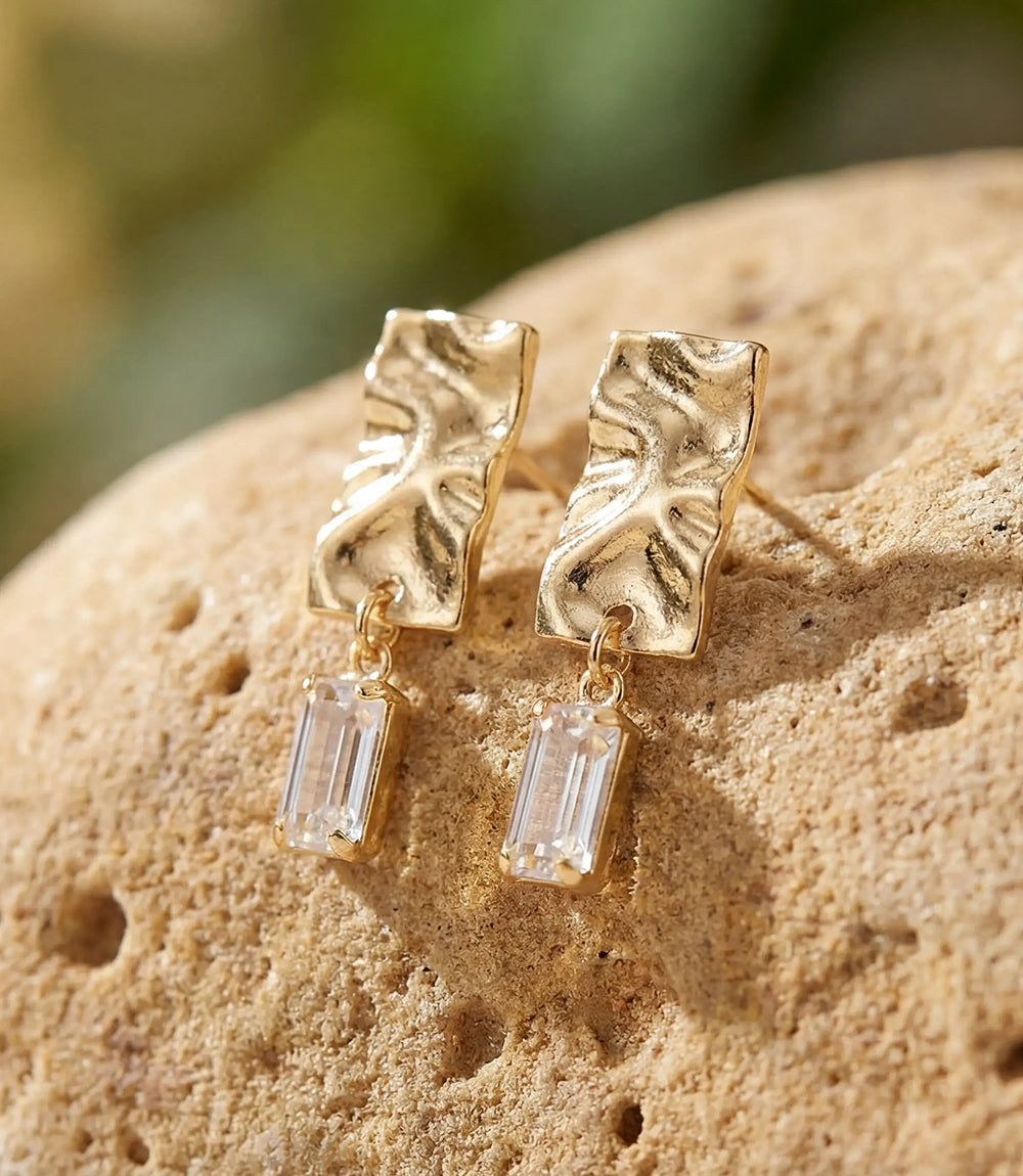 Reflection Drop Earrings