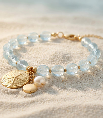 Sand Dollar Charm Bracelet