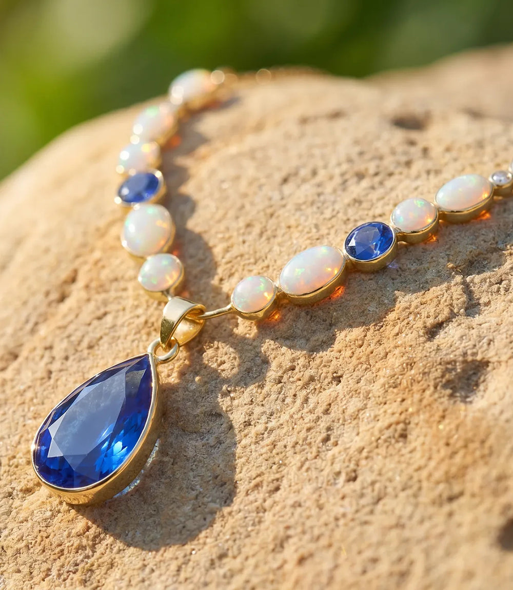 Sapphire Statement Necklace