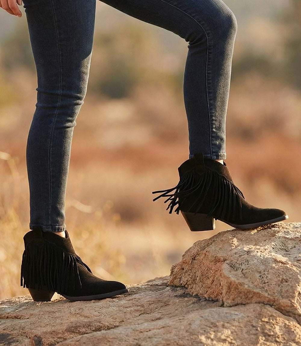 Seychelles Easy Come Easy Go Fringe Booties