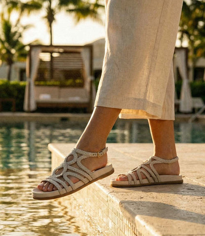 Seychelles Sweet Emotion Braided Gladiator Sandals