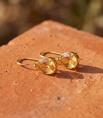 Sienna Teardrop Gemstone Earrings