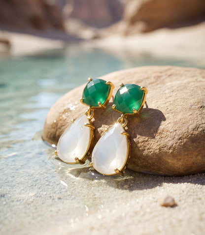 Teardrop Crystal Earrings