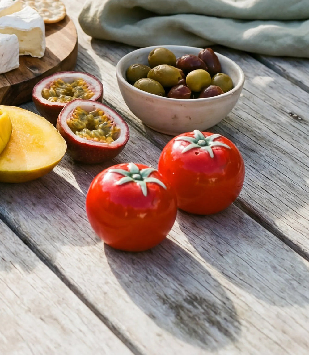 Tomato Salt And Pepper Shaker Set