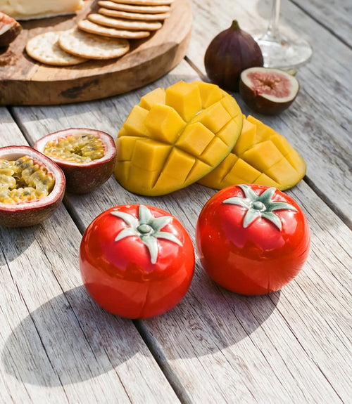 Tomato Salt And Pepper Shaker Set