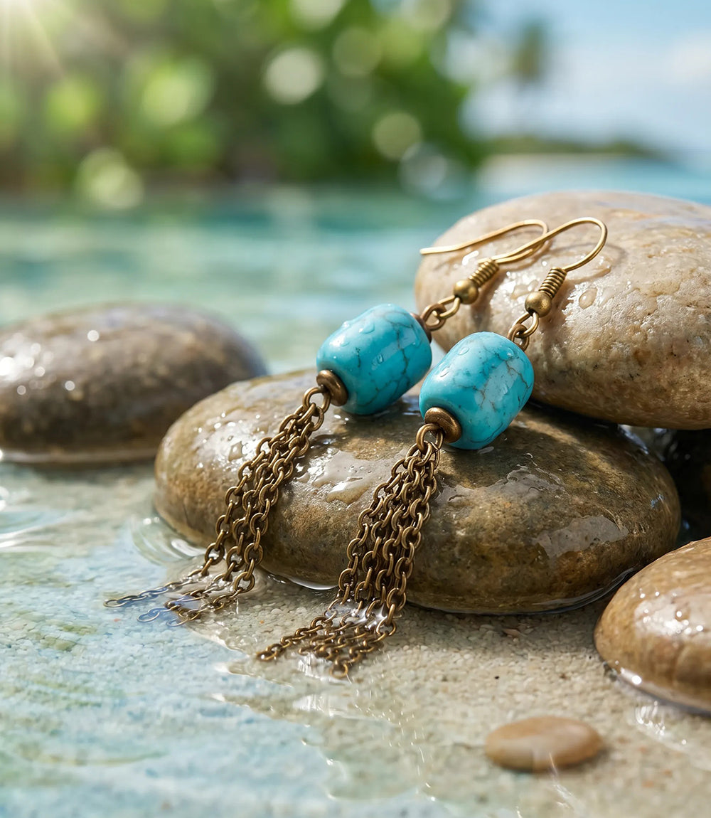 Turquoise Dangling Earrings