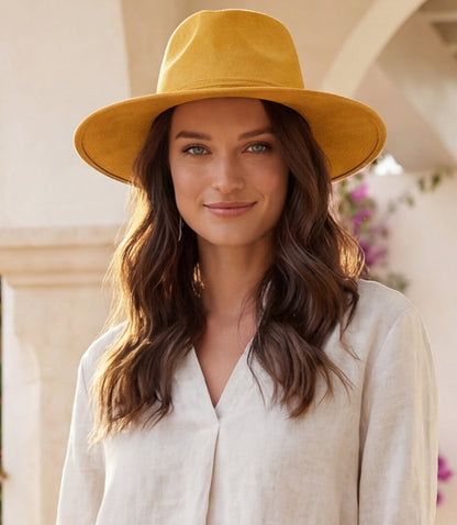 Vegan Suede Rancher Hat