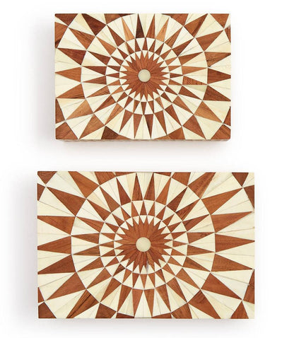 Large Mosaic Bone Decorative Box