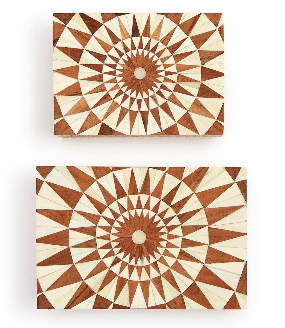 Small Mosaic Bone Decorative Box