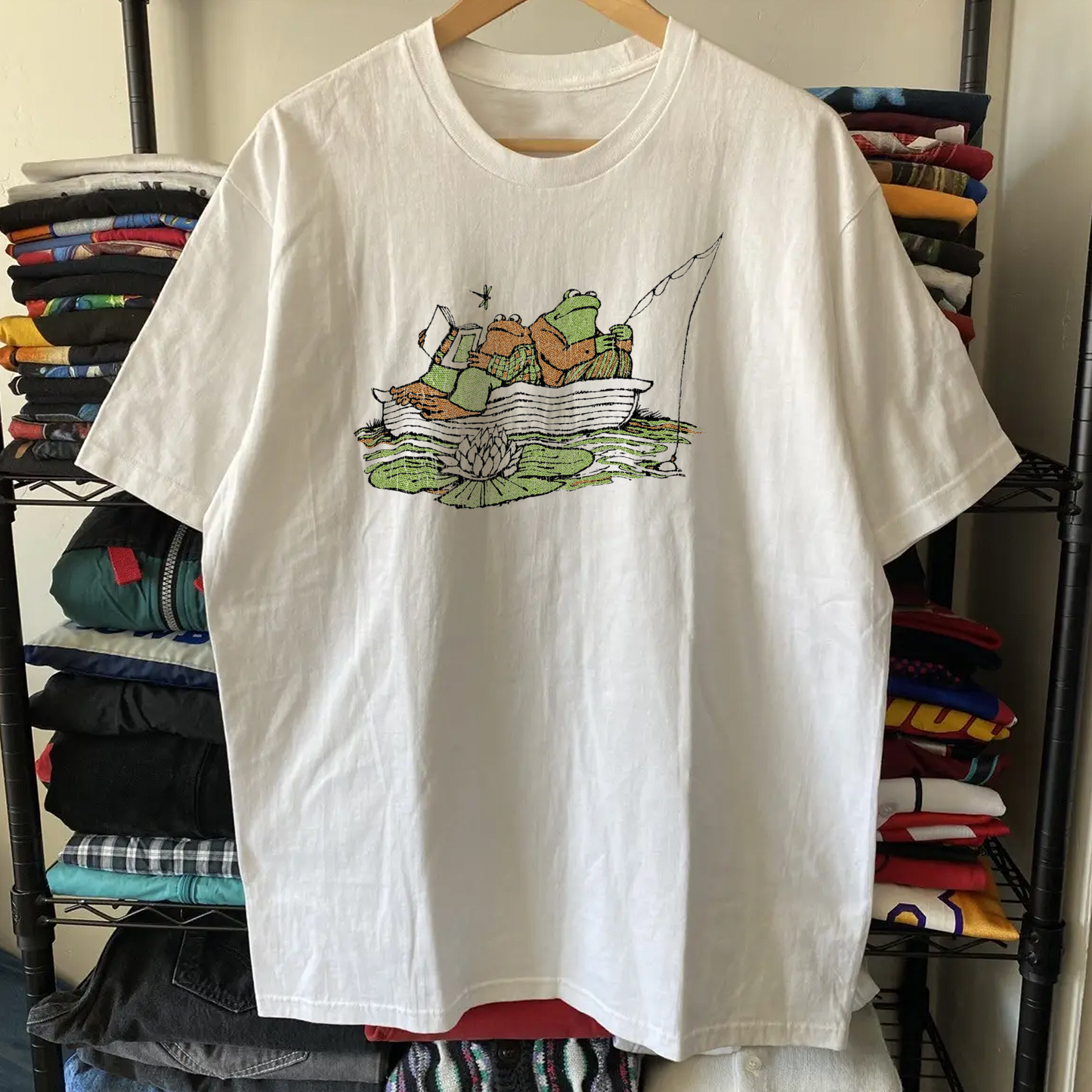 Rare Frog And Toad Washed White Tee