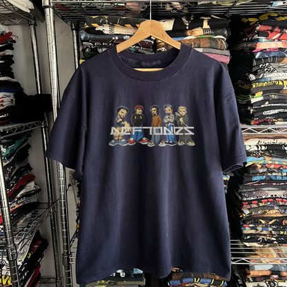 90s Deftones Cartoon Washed Navy Tee