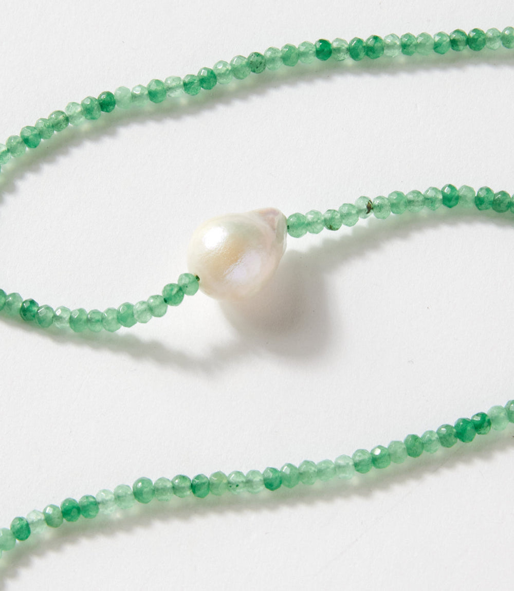 Beaded Pearl Necklace