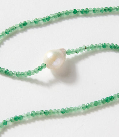 Beaded Pearl Necklace