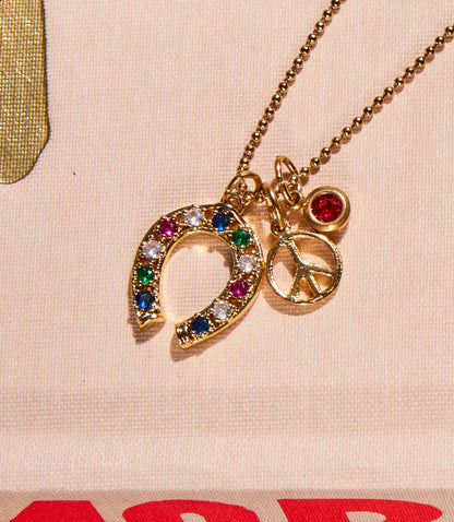 Charm Cluster Necklace