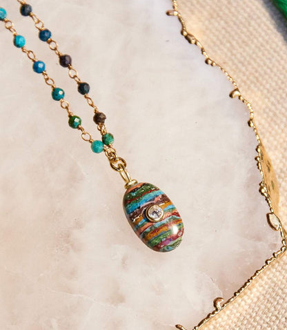 Beaded Amulet Necklace