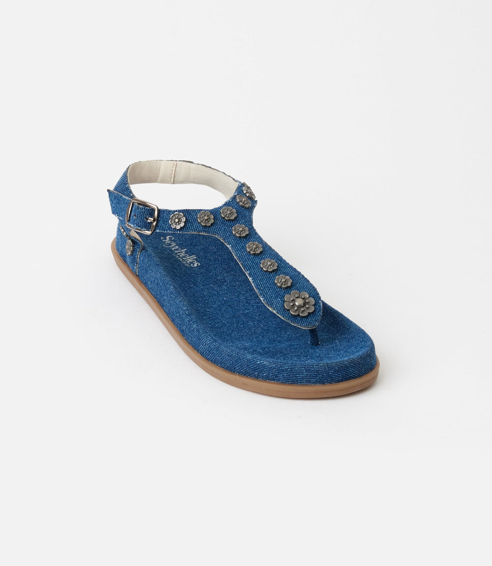 Seychelles Sunday Funday T-Strap Studded Sandals