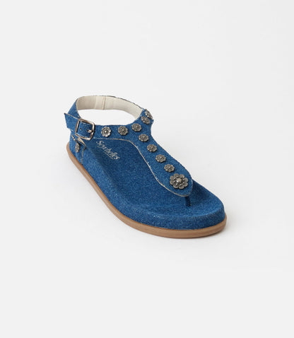Seychelles Sunday Funday T-Strap Studded Sandals