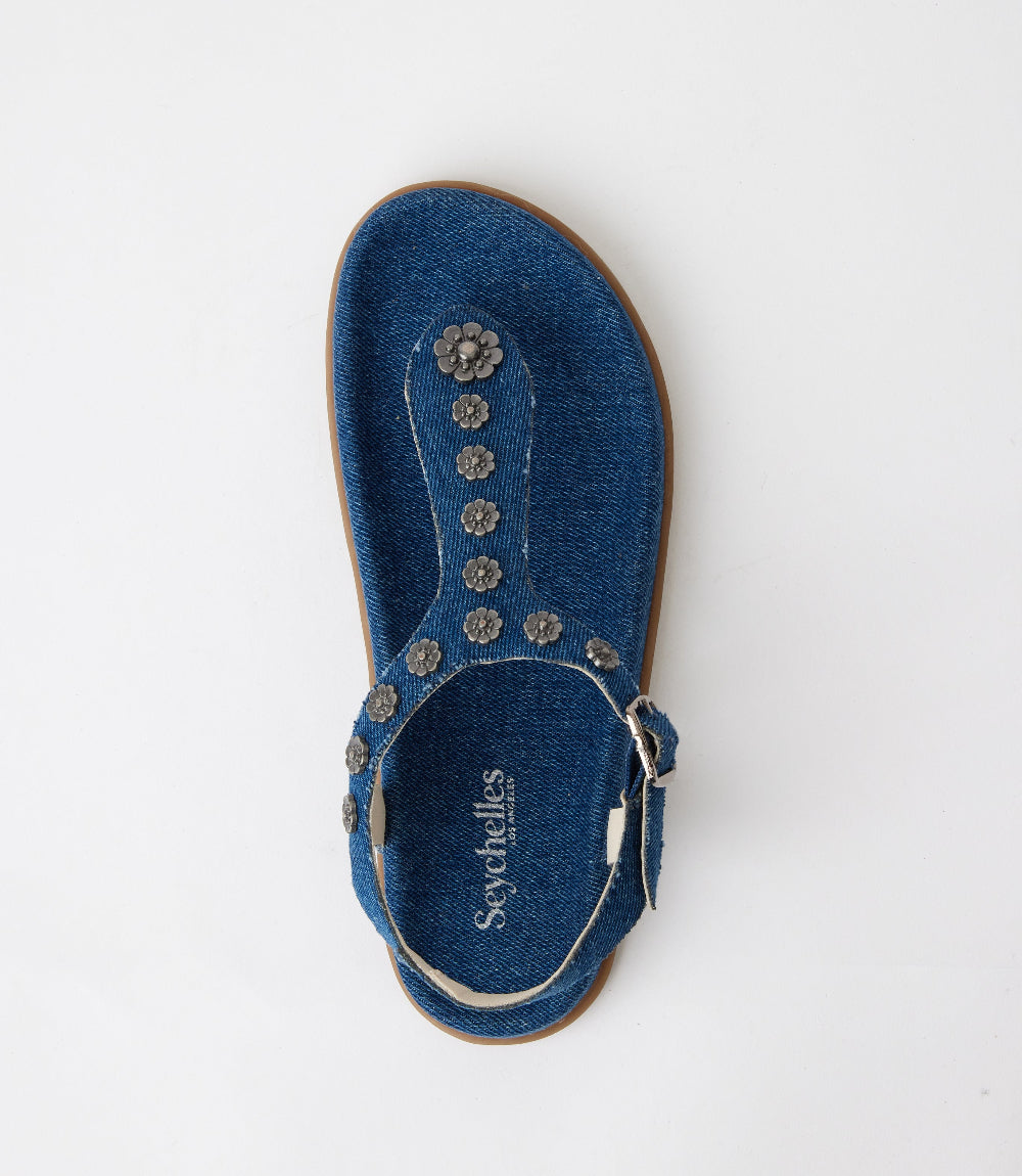 Seychelles Sunday Funday T-Strap Studded Sandals
