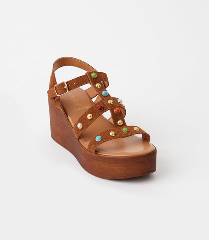 Seychelles Ticket To Ride Suede Wedge Sandals