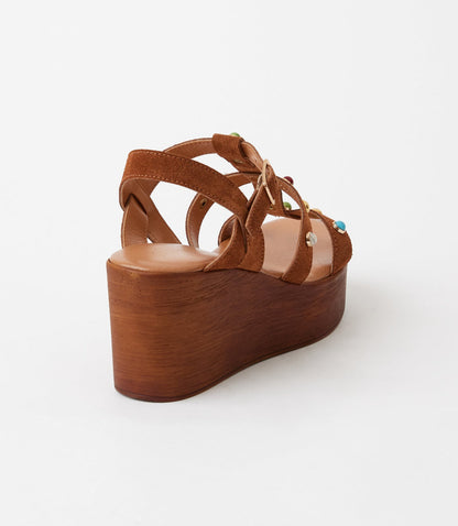 Seychelles Ticket To Ride Suede Wedge Sandals