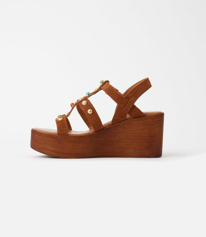 Seychelles Ticket To Ride Suede Wedge Sandals