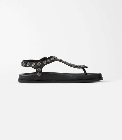 Seychelles Sunday Funday T-Strap Studded Sandals