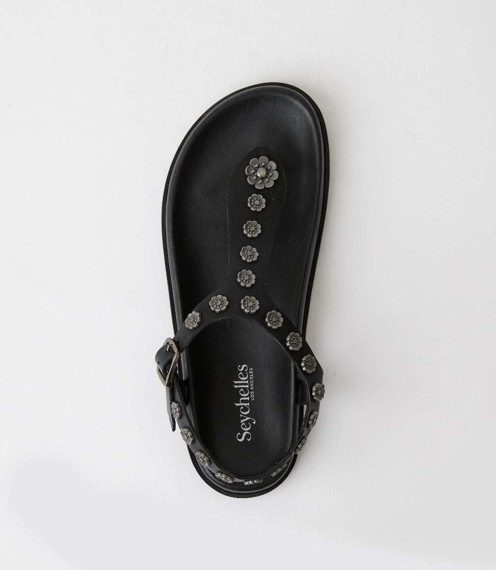 Seychelles Sunday Funday T-Strap Studded Sandals