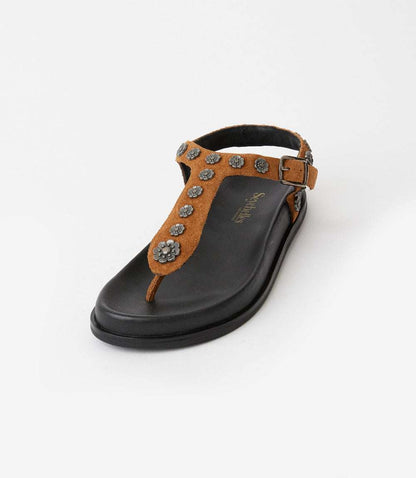Seychelles Sunday Funday T-Strap Studded Sandals