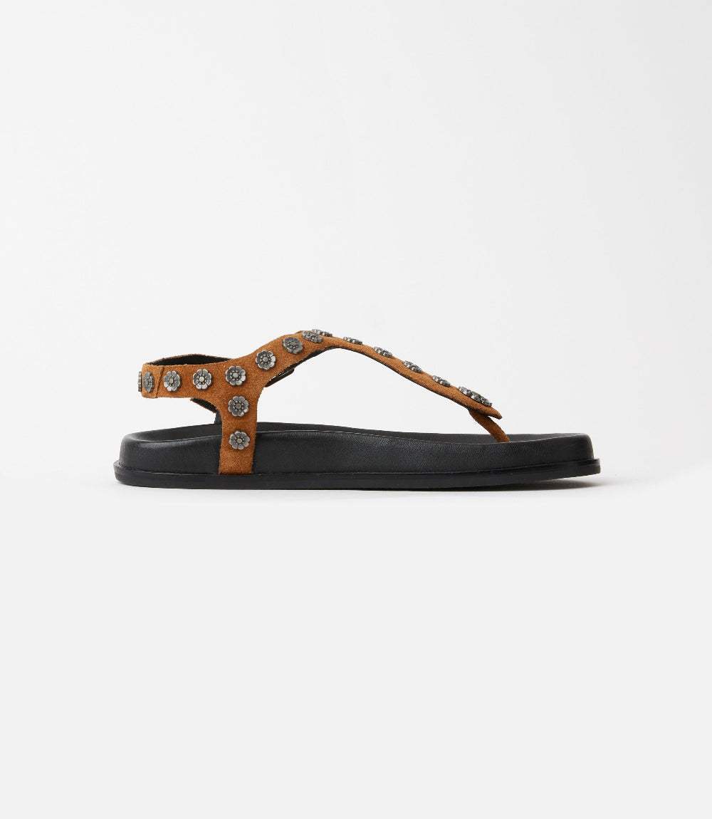 Seychelles Sunday Funday T-Strap Studded Sandals