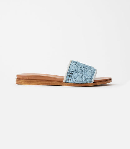 Seychelles Dakota Flower Raffia Slides