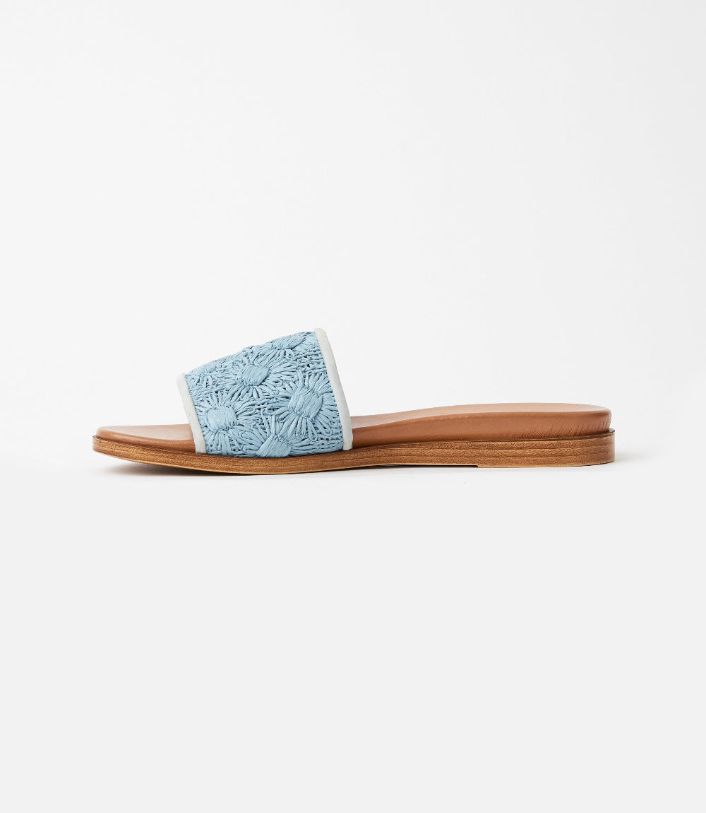 Seychelles Dakota Flower Raffia Slides