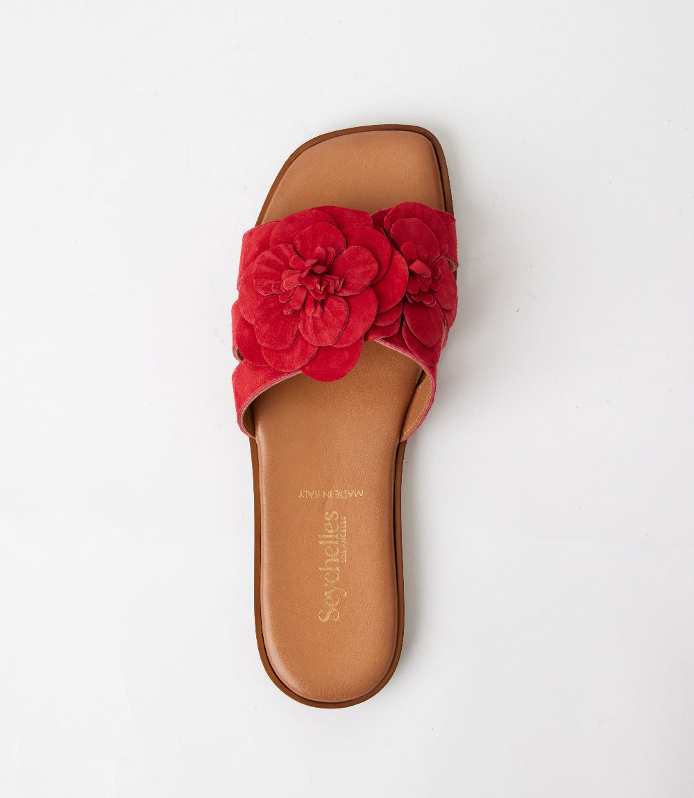 Seychelles Morning Dew Floral Slide Sandals