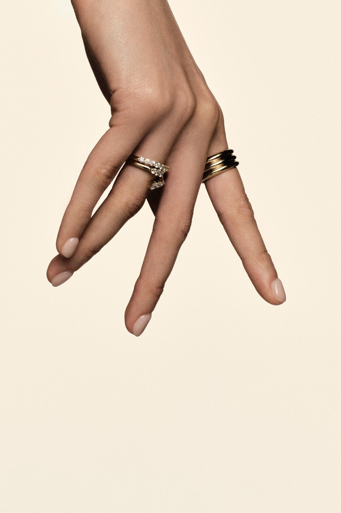 Janie Diamond Wrap Ring | White Gold