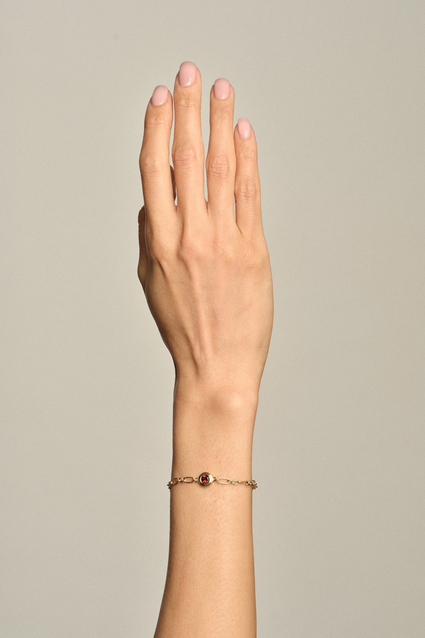 Roma Round Gemstone Bracelet | Yellow Gold, More Options Available