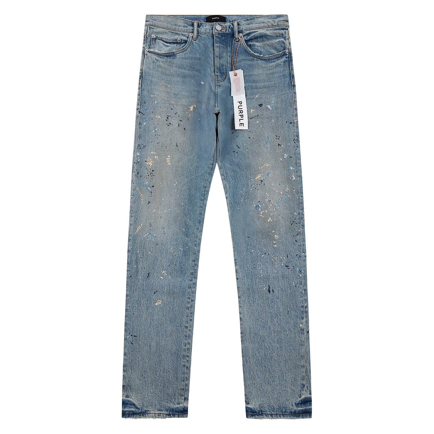 Sequin Splatter Paint Denim