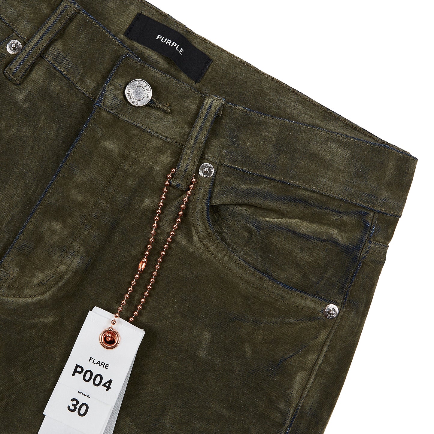 Flock Dipped Flared | Green