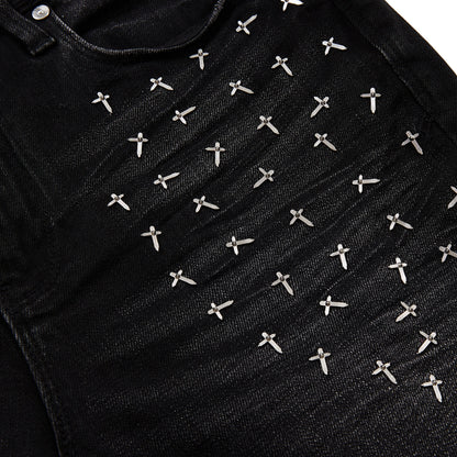 Olivier Denim | Graphite Fade Cross