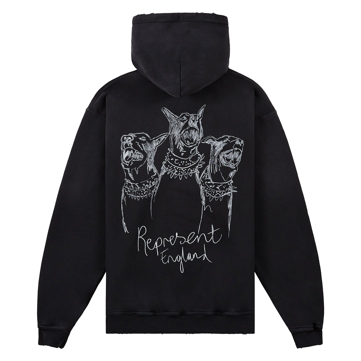 Hand Drawn Thoroughbred Dogs Hoodie